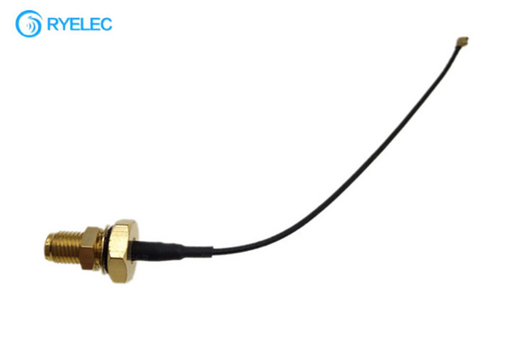 IPX Minipci van Rf1.32ufl aan de Waterdichte Kabel Met beperkte verliezen van de Vlecht 1.32mm Uitbreiding van Sma Vrouwelijke leverancier