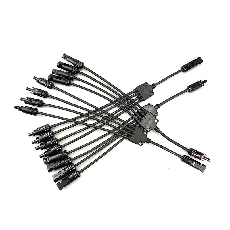 MC4 PV de Zonnehoogspanning van de Draadgelijkstroom Kabel 1000V 4mm 6mm voor Comité