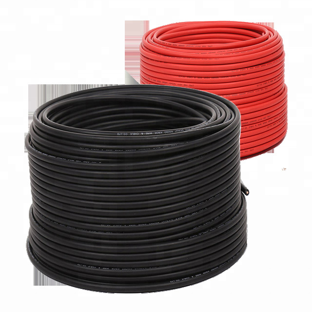 Gelijkstroom-Systeempv Zonnekabel 4mm 6mm Tweelingkern Laag Voltage