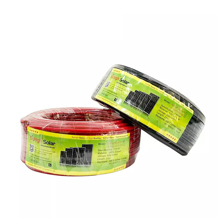 Enige Kern Zonnepv Kabel 10MM Koper 6500 Vac-Photovoltaic Macht