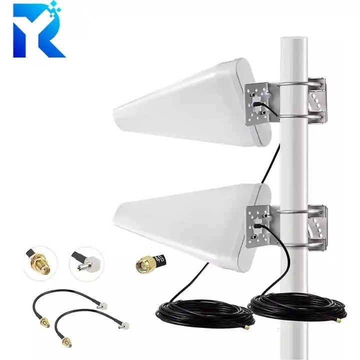 de Antenne van 4G LTE Yagi met de Vrouwelijke Schakelaar en Witte 5d-FB L= 300mm van N Eindlijn