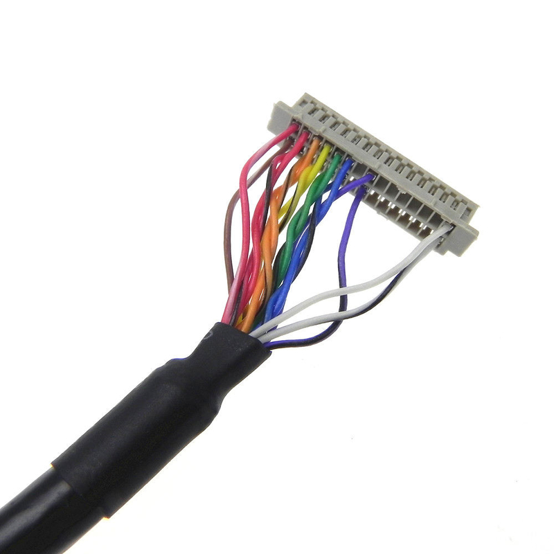 Van de de Vertoningslvds Kabel van douane LCD van de de Assemblagedf13 1.25mm Hoogte de Contactdoosdf20-20ds-1c 20 Speld