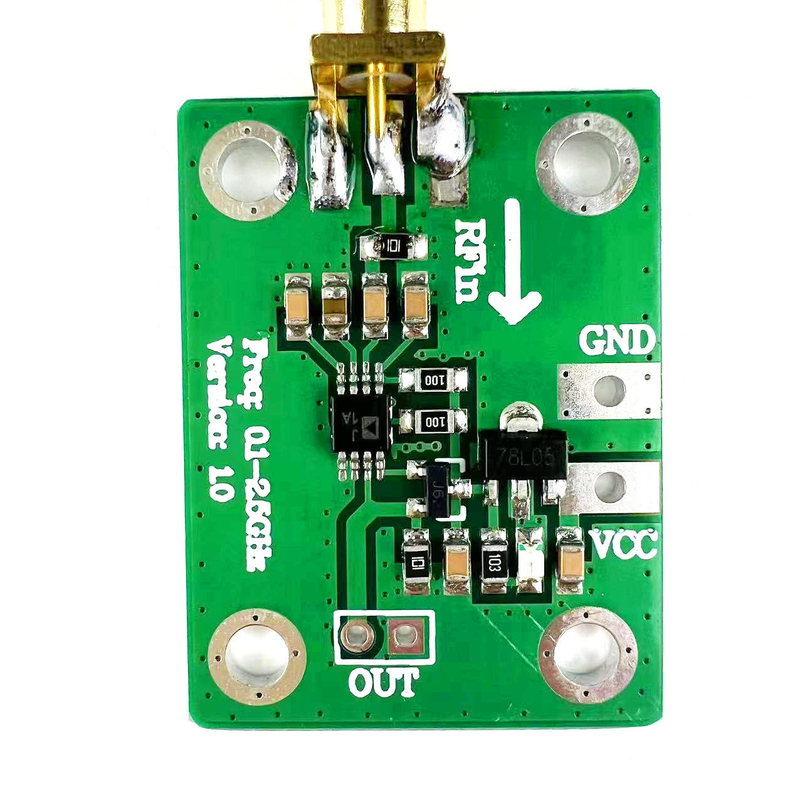 AD8313 Logaritmische detector -72dBm -2dBm 0,1-2,5GHz RF Power Analyzer Board 7-15V Power Microwave Radio Detection Module