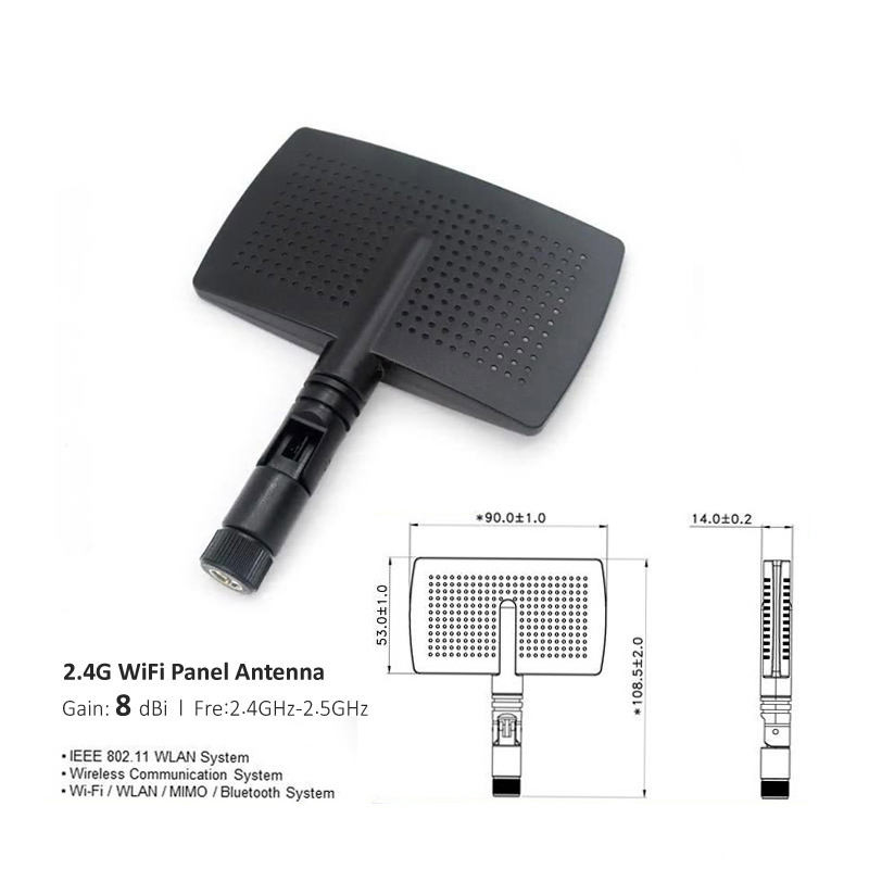 2.4G WIFI antenne 2.4GHz directe antenne winnaar: 8dbi SMA IEEE 802.11 WLAN router Bluetooth RF versterker antenne