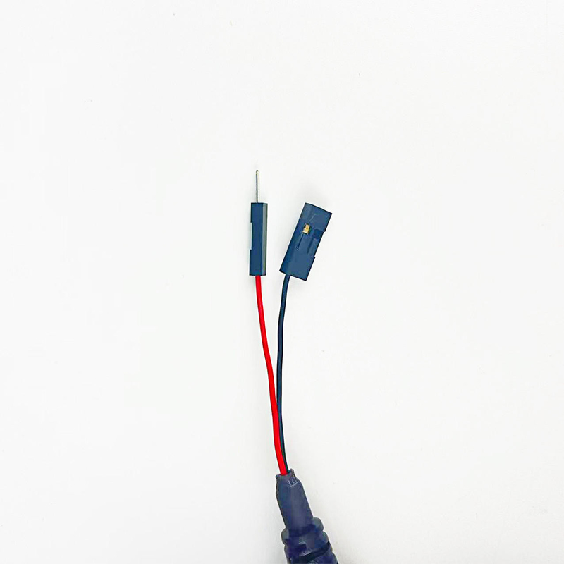 Op maat gemaakte Mini 5 Pin Vrouwelijk Paneel Rood En Zwart Draad Connector Verlengkabel Voor Auto Truck Boot Motorfiets Dashboard