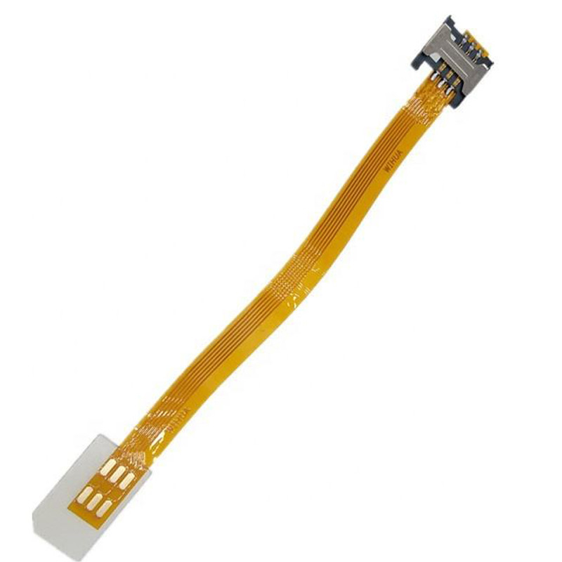 GSM-CDMA-Standaard UIM-SIM-kaartkit Man tot Vrouw Uitbreiding Soft Flat FPC-kabel