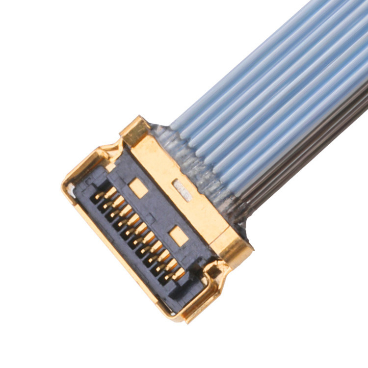 LVDS Kabel Kabellijn UY 10P 0,35 mm Pitch I Pex 20857-010T-01 Kabelassemblages voor Ipex Micro Coaxial Kabel