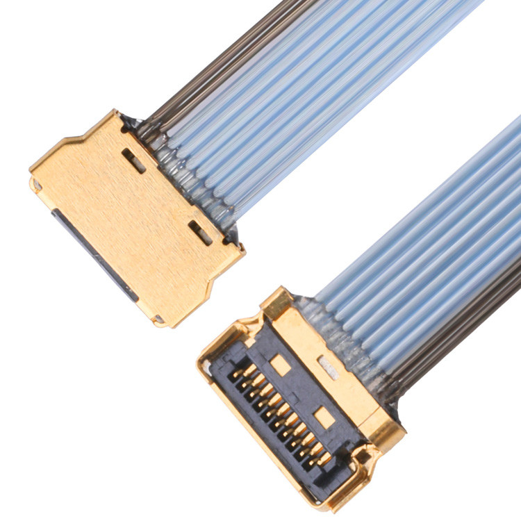 LVDS Kabel Kabellijn UY 10P 0,35 mm Pitch I Pex 20857-010T-01 Kabelassemblages voor Ipex Micro Coaxial Kabel