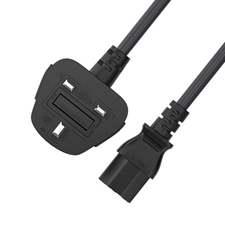 RY C13 tot UK Plug Power Cord Bs1363 18awg 250v Lengte voor de meeste computers Printers en andere apparaten