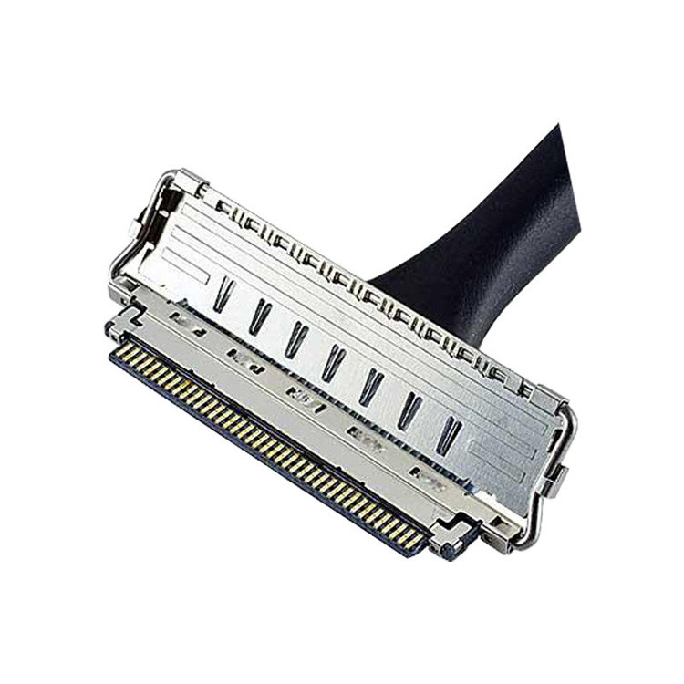 Horizontale koppeling Micro Coaxial Connector IPEX Kabel CA II 20679-030T-01 Micro Coaxial Cable 0,4 mm Pitch