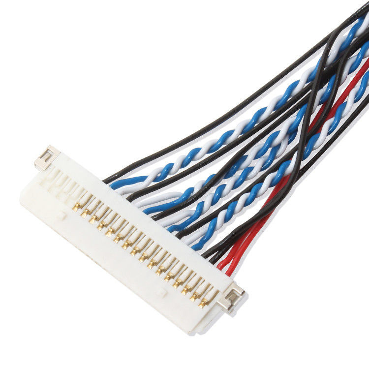 Custom OEM draadgordel FI S20S 20 Pin 1.25 mm Pitch JAE Display Lvds kabel