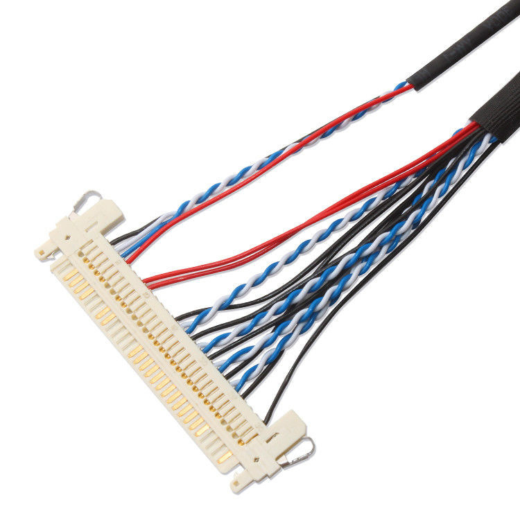 Custom OEM draadgordel FI S20S 20 Pin 1.25 mm Pitch JAE Display Lvds kabel