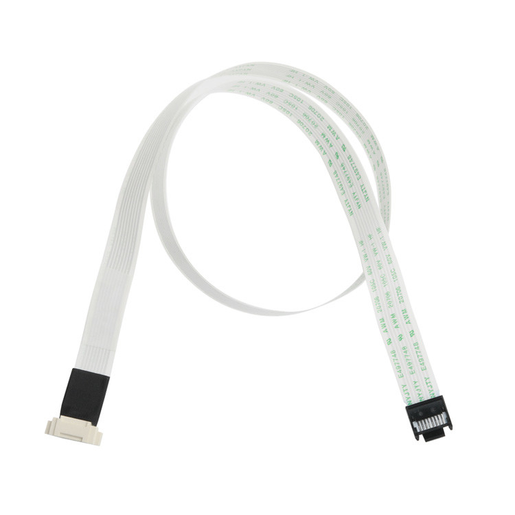 FFC/FPC IS100-L08T-C46-C Zwarte naar HS100-L08N-N62 Zwarte LED-FFC-verlengkabel