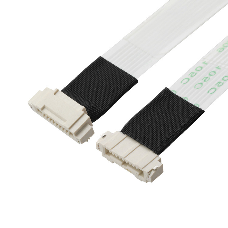 FFC/FPC IS100-L08T-C46-C Zwarte naar HS100-L08N-N62 Zwarte LED-FFC-verlengkabel