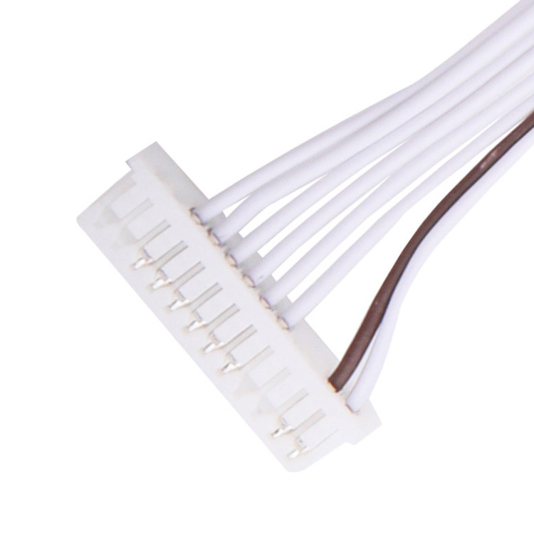 Fabriek 0.80mm 8 pin PVC LVDS kabel assemblage Harness JST SHR-08V-S-B