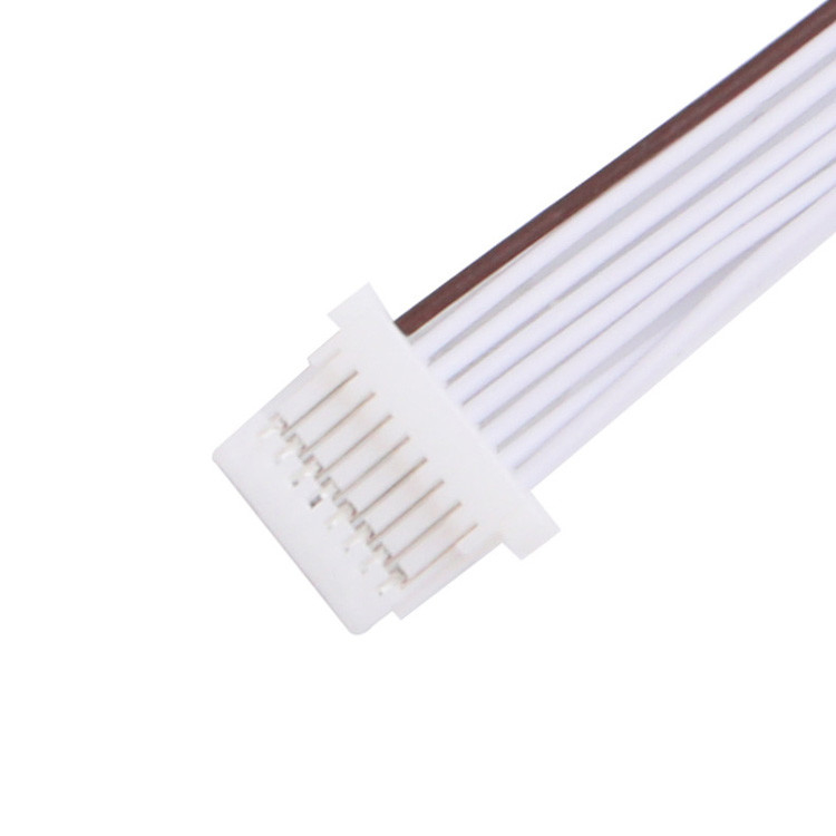 Fabriek 0.80mm 8 pin PVC LVDS kabel assemblage Harness JST SHR-08V-S-B