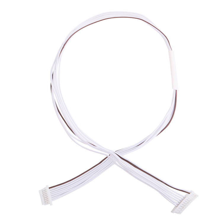 Fabriek 0.80mm 8 pin PVC LVDS kabel assemblage Harness JST SHR-08V-S-B