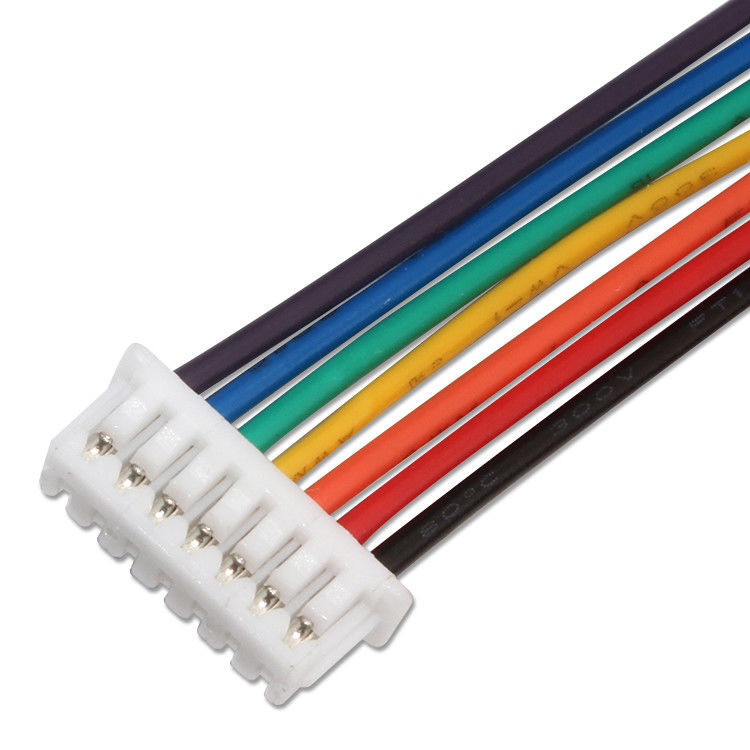 Aanpassen JST SHR-07V-S-B draad harnas voor 7 pin draad aan boord kabel assemblages