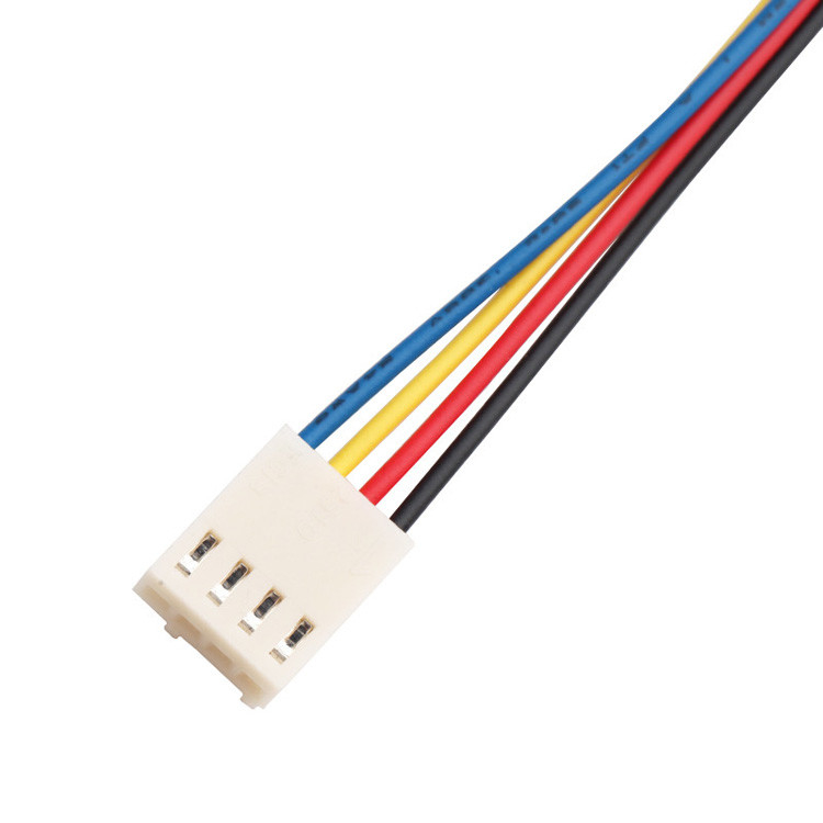 Fabriek aangepast JST JH 2.5mm 4-Pin Molex 4-Wire Fan Y kabel assemblage Lvds 4-Pin connector kabel