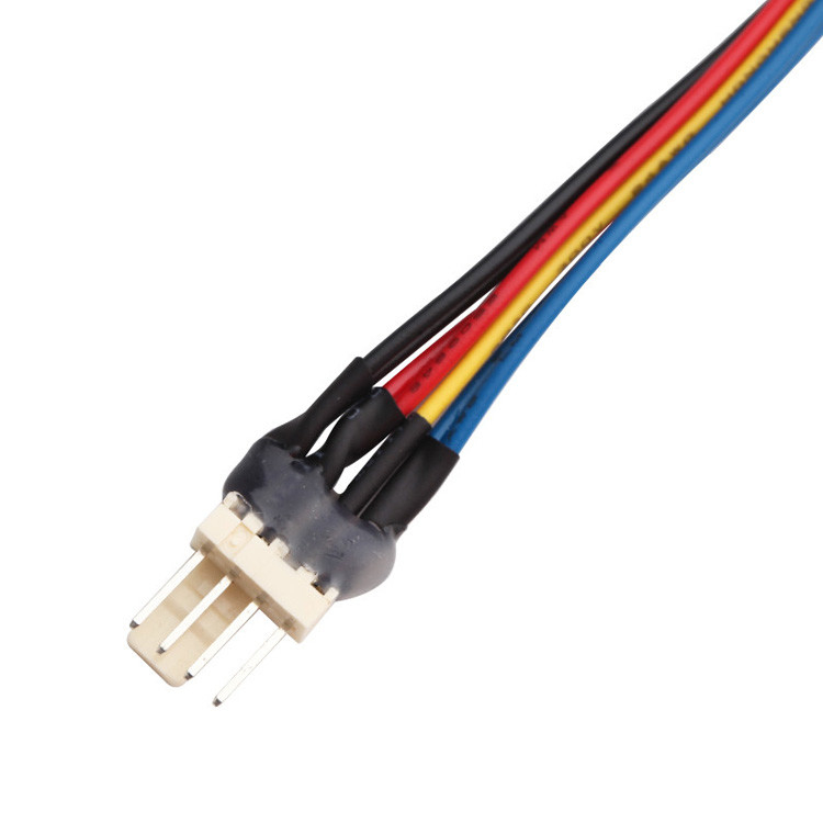 Fabriek aangepast JST JH 2.5mm 4-Pin Molex 4-Wire Fan Y kabel assemblage Lvds 4-Pin connector kabel