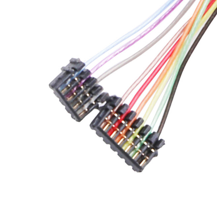 Fabriek op maat gemaakte 0,6 PITCH kabel assemblage JST 04XSR-36KHF 06XSR-36KHF 10XSR-36KHF Micro Coax Connectors