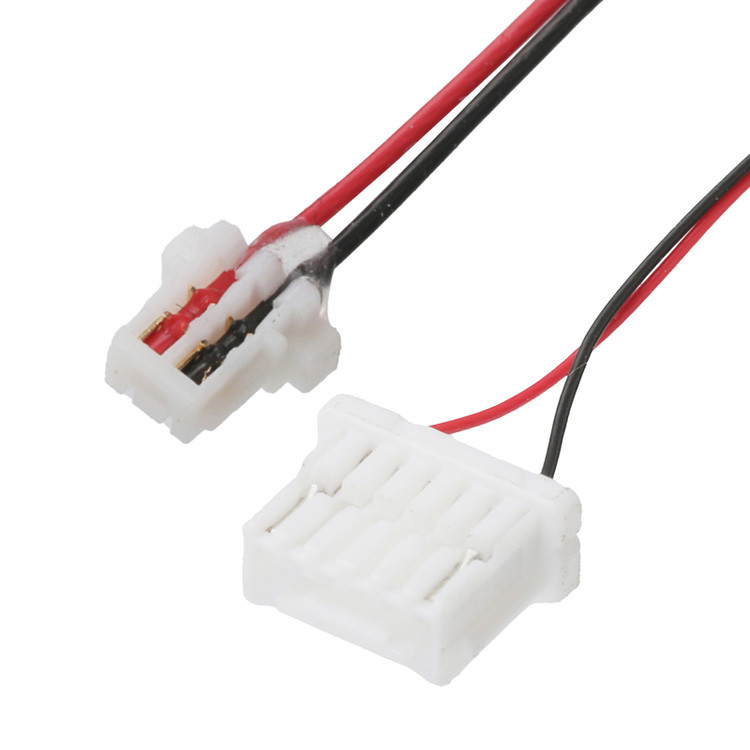 Fabriek JST Harness 0.8mm Pitch 2P Contacten naar NSHR-6P 1.0mm Buckle Socket Removable Crimp