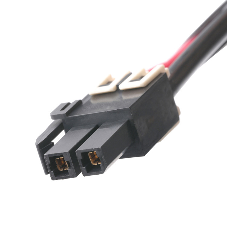 1716920202 5.7mm Pitch 1*2P Mega Fit Plug Housing Symmetrische connectoren aan beide uiteinden