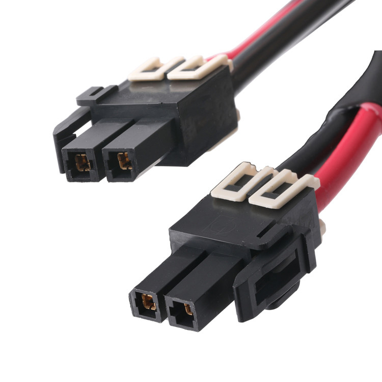 1716920202 5.7mm Pitch 1*2P Mega Fit Plug Housing Symmetrische connectoren aan beide uiteinden