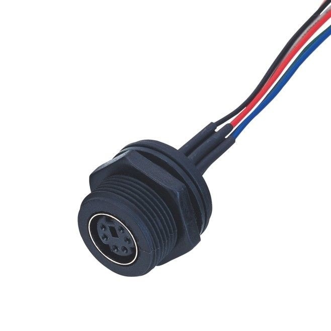 Fabriek MD WF 6 Pin Mini Din Cable, IP67 recht Isobus Cable Lvds Display Connector