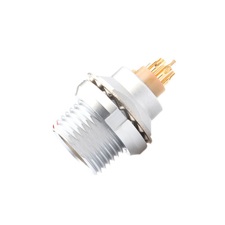 Ronde waterdichte 8 pin cirkelvormige connector Push Pull type