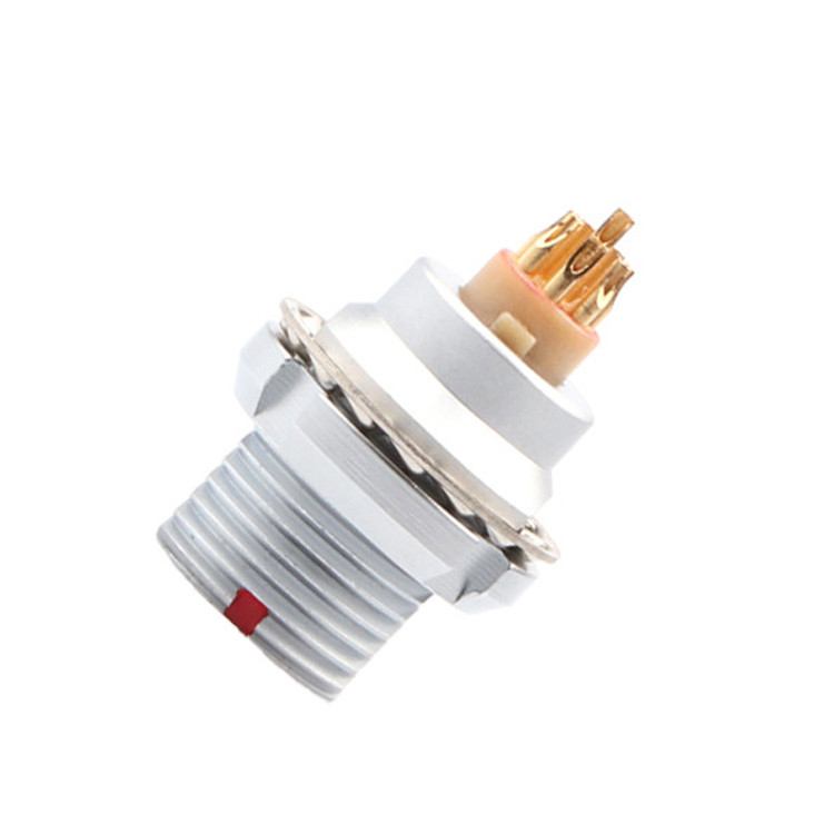 Ronde waterdichte 8 pin cirkelvormige connector Push Pull type
