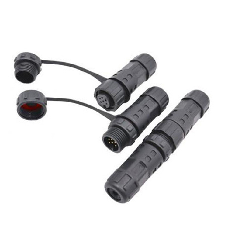 Fabriek Industrieel waterdicht 8 pin cirkelvormig aansluiting M12 Vrouwelijke gegoten kabel Lvds Display aansluiting