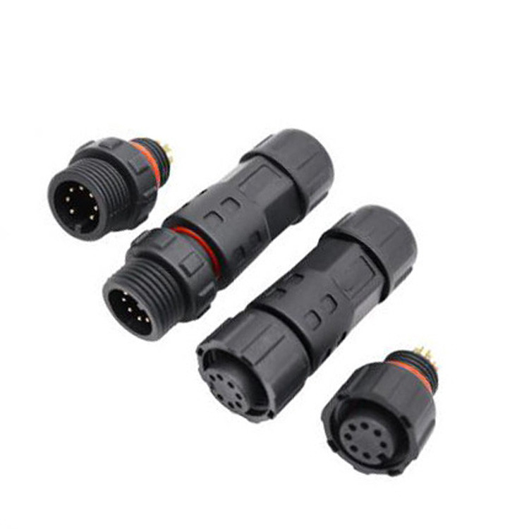 Fabriek Industrieel waterdicht 8 pin cirkelvormig aansluiting M12 Vrouwelijke gegoten kabel Lvds Display aansluiting