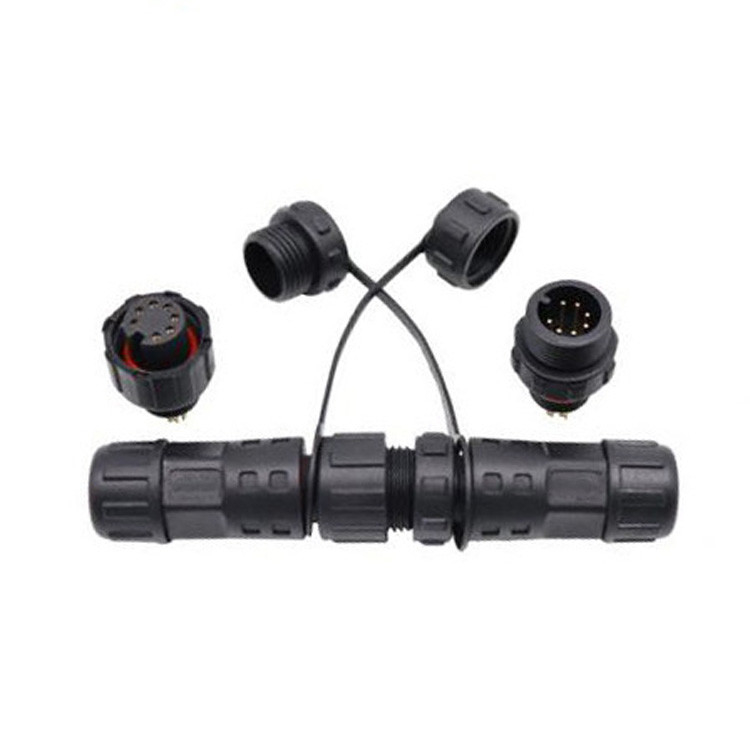 Fabriek Industrieel waterdicht 8 pin cirkelvormig aansluiting M12 Vrouwelijke gegoten kabel Lvds Display aansluiting