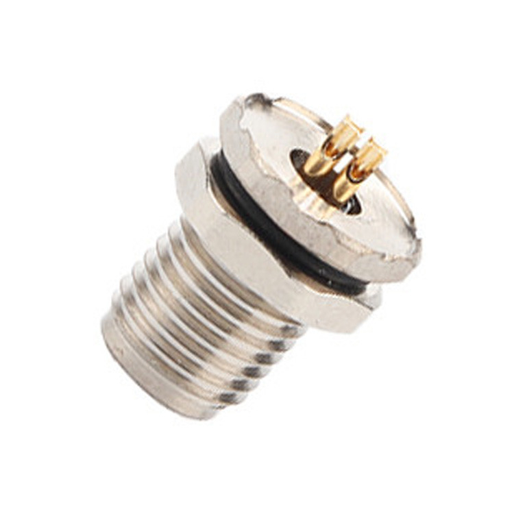 M5 Code-A 4Pin Industrial Circular Waterproof Connector Panel Flange PCB Man en Vrouw Socket IP67