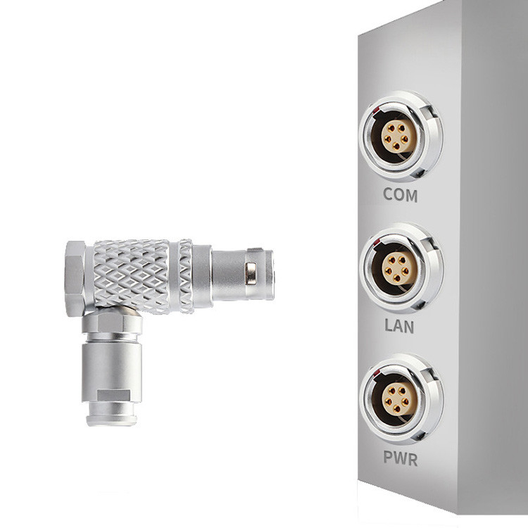 Fabrieksverbinding voor industriële besturing B-serie T3 5Pin 90° rechthoekige cirkelvormige verbinding