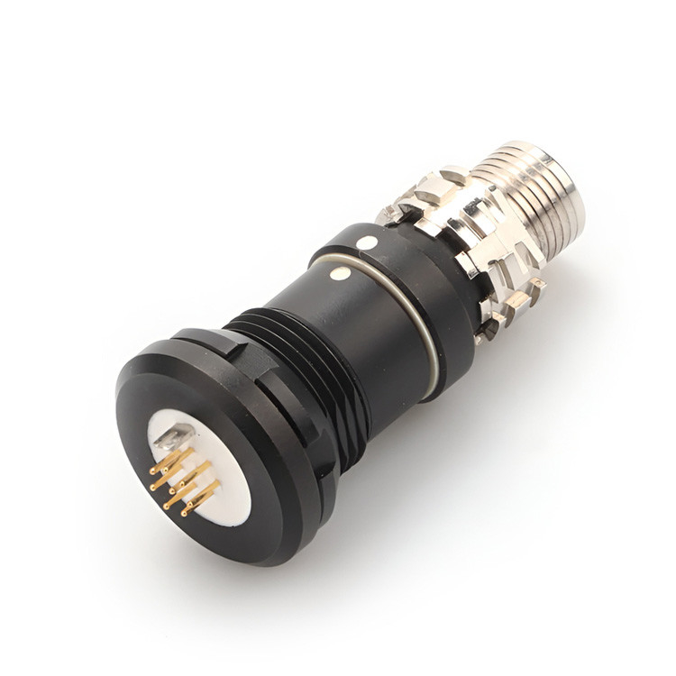 High-Speed Data Transmission - Industrial Waterproof Circular Connector X Series 8P Vrouwelijke militaire connector
