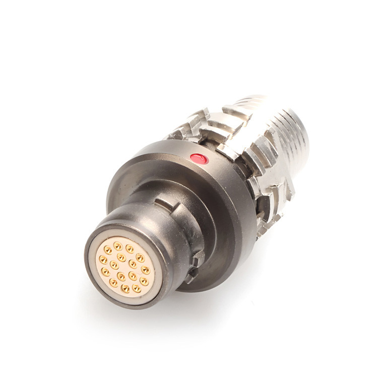 Militaire waterdichte connector, mannelijk en vrouwelijk, 16P R-serie, industriële kwaliteit, met een beschermingsniveau van IP6K8