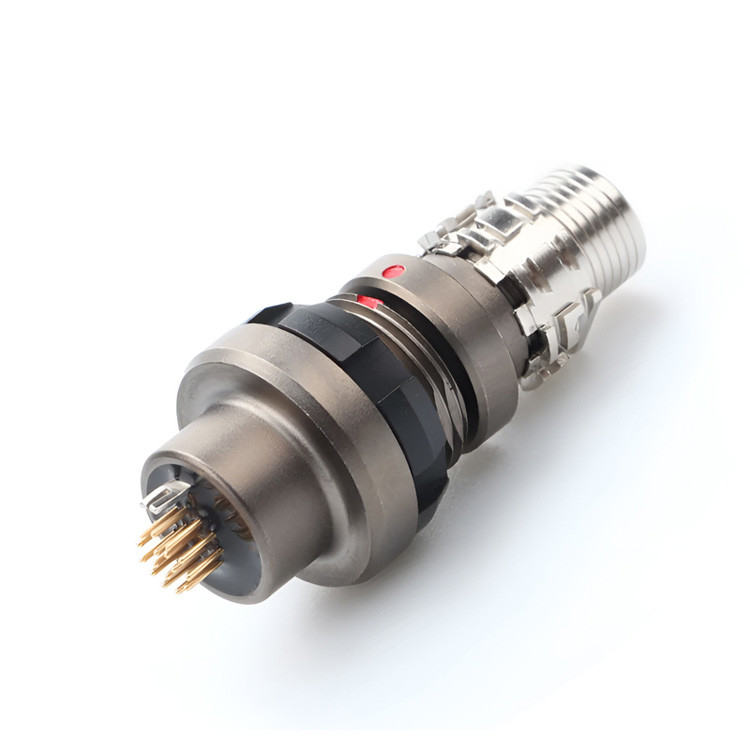 Militaire waterdichte connector, mannelijk en vrouwelijk, 16P R-serie, industriële kwaliteit, met een beschermingsniveau van IP6K8