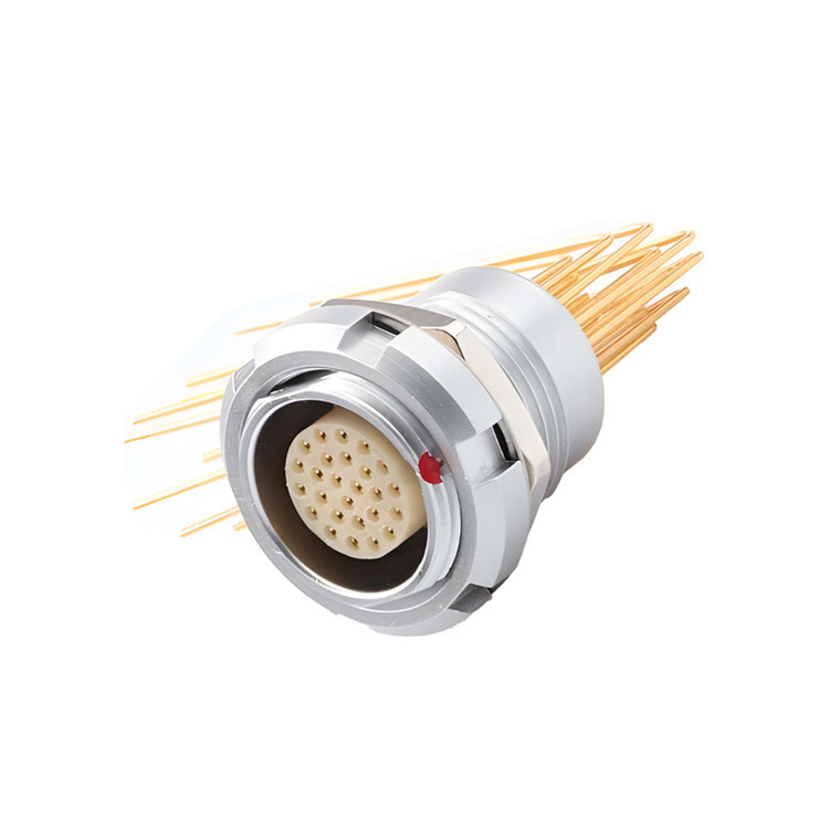 Multi-Core Type B Series Push Pull Circular Connector, 2~32 Core Lasnaaldkern (recht of hoekig)