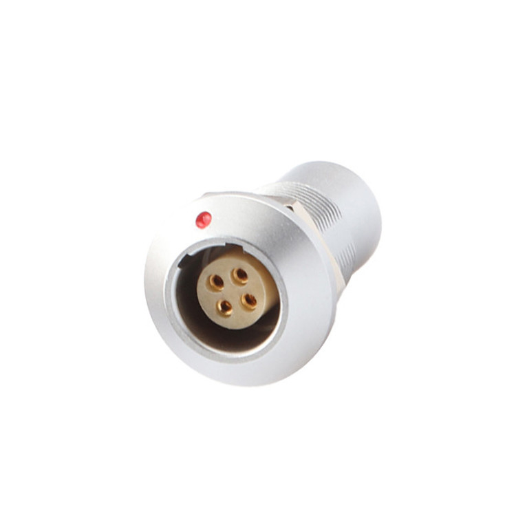 B-serie Z7 cirkelvormige stroomconnector 4P Vrouwelijke Vacuüm Verzegeld Waterdicht Stopcontact Vaste Stopcontact Nut Vaste IP68