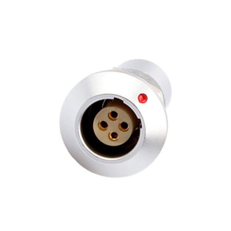 B-serie Z7 cirkelvormige stroomconnector 4P Vrouwelijke Vacuüm Verzegeld Waterdicht Stopcontact Vaste Stopcontact Nut Vaste IP68