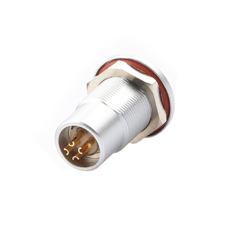 B-serie Z7 cirkelvormige stroomconnector 4P Vrouwelijke Vacuüm Verzegeld Waterdicht Stopcontact Vaste Stopcontact Nut Vaste IP68