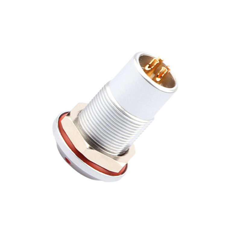 B-serie Z7 cirkelvormige stroomconnector 4P Vrouwelijke Vacuüm Verzegeld Waterdicht Stopcontact Vaste Stopcontact Nut Vaste IP68