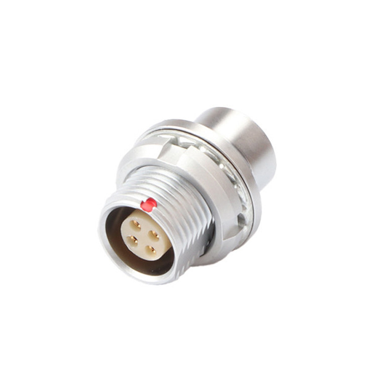 Industriële cirkelvormige aansluiting B-serie Z13 4Pin vrouwelijke aansluiting externe vaste vacuümverzegelde stopcontact