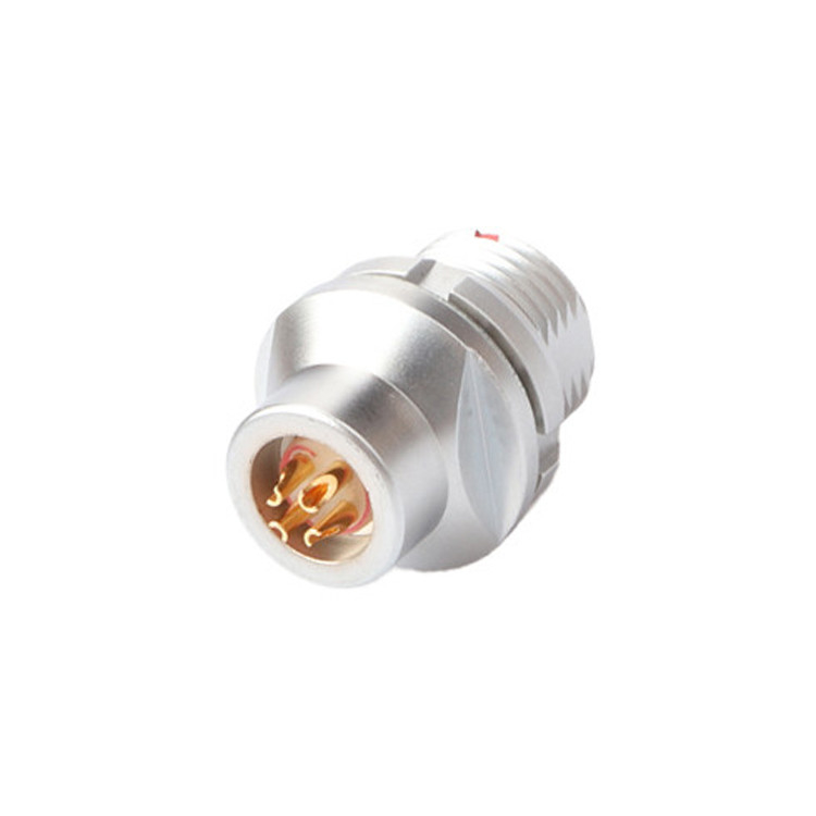 Industriële cirkelvormige aansluiting B-serie Z13 4Pin vrouwelijke aansluiting externe vaste vacuümverzegelde stopcontact