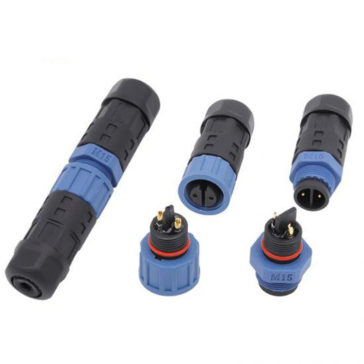 IP67 waterdicht M15 industriële cirkelvormige aansluiting
