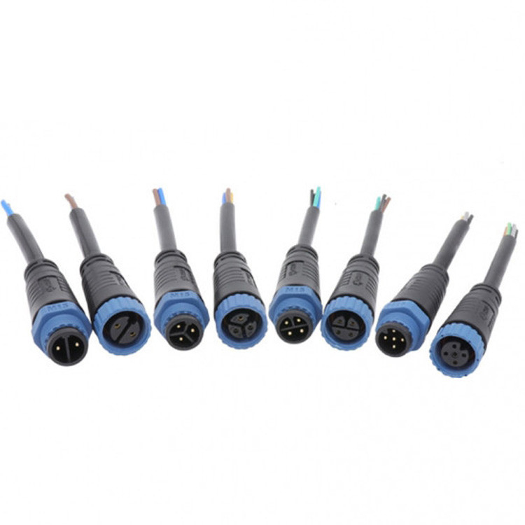 IP67 waterdicht M15 industriële cirkelvormige aansluiting
