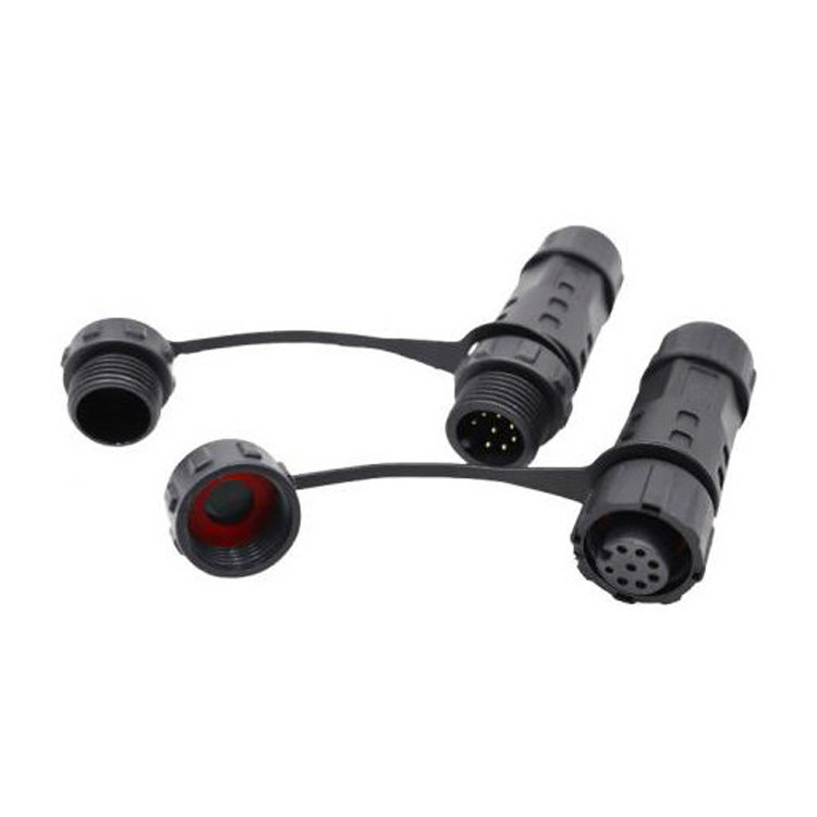 Fabriek Mini M12 8 pin cirkelvormige stekker aansluiting Waterdicht Industrieel IP67 Man / Vrouw