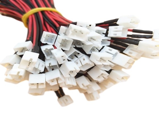 Het rode en Zwarte 26 AWG-Mannetje van de Uitrustingsjst PH 2PIN van de Douanedraad aan Vrouwelijke Stopkabel
